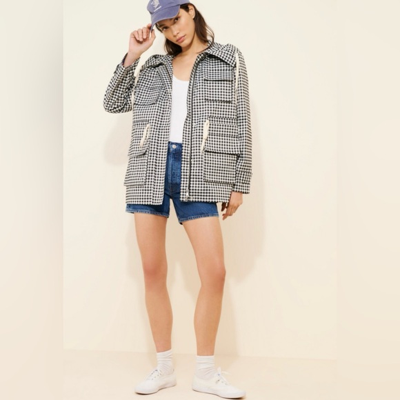 Anthropologie | Avec Les Filles Gingham Utility Jacket | S - Picture 11 of 11